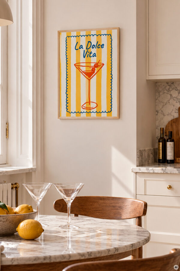 Taulu la dolce vita 30x40cm - Kuva 1
