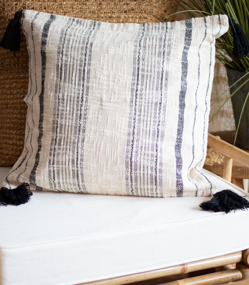Tyynynpäällinen 50cm tassel RUSTIC