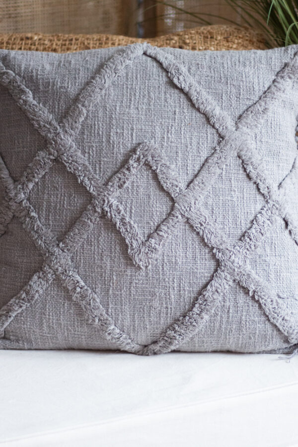 Tyyny 50cm harmaa BOHO - Kuva 2