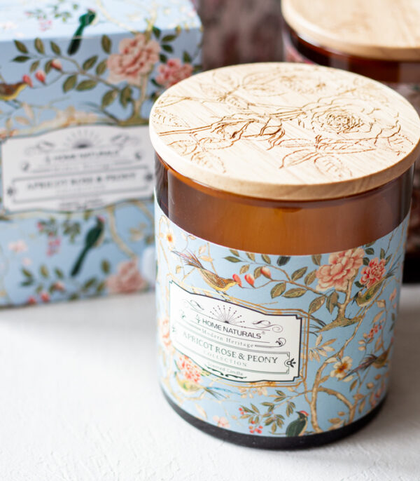 Tuoksukynttilä apricot rose & peony - Kuva 4