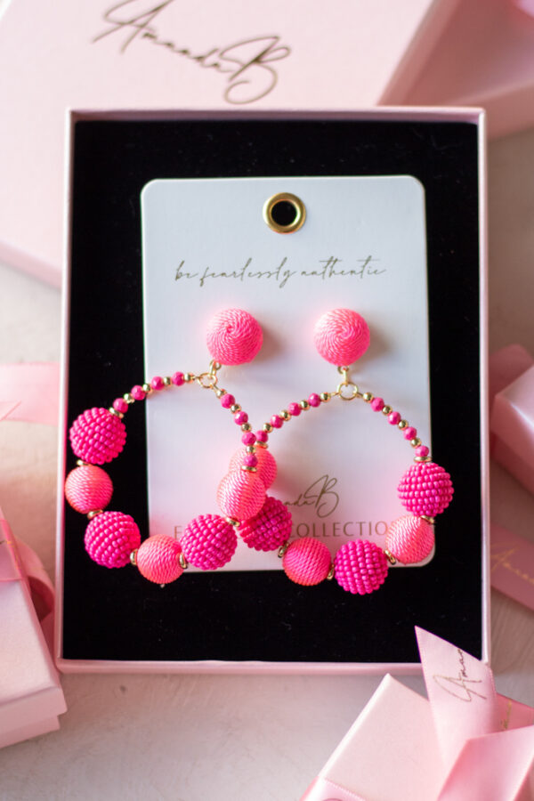 Korvakorut PINK BOBBLE - Kuva 4
