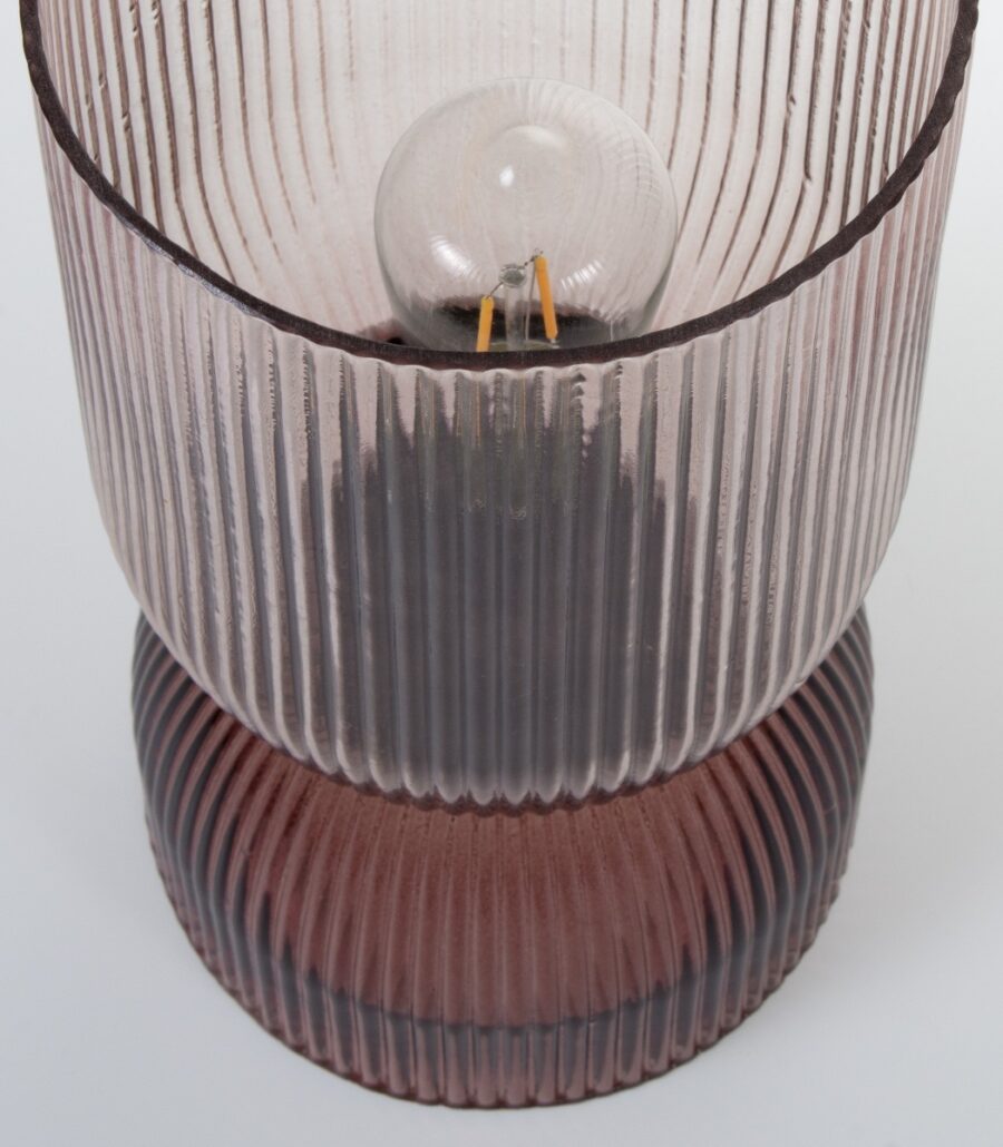 Led-lyhty 26cm ruskea