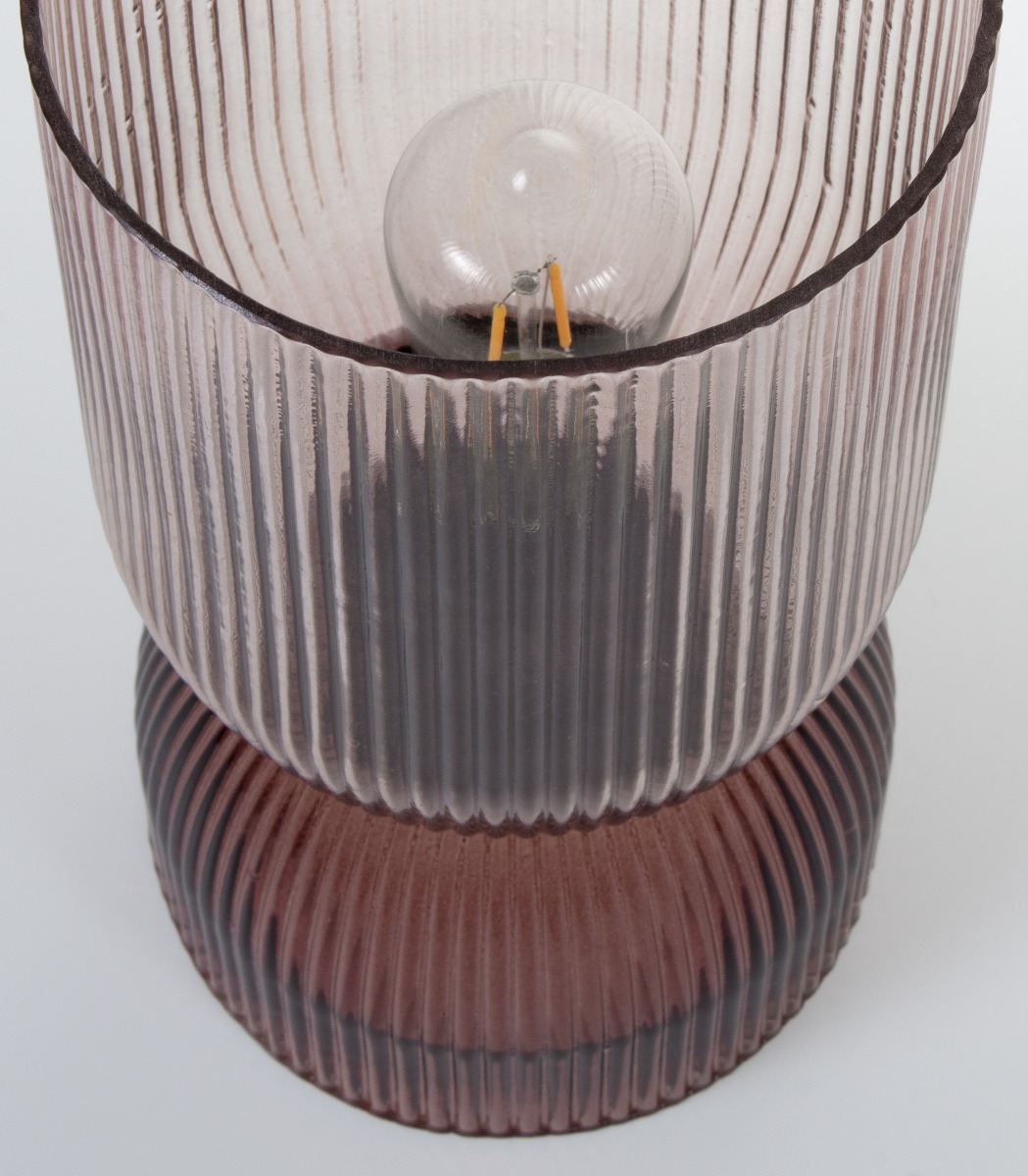 Led-lyhty 26cm ruskea - Kuva 2
