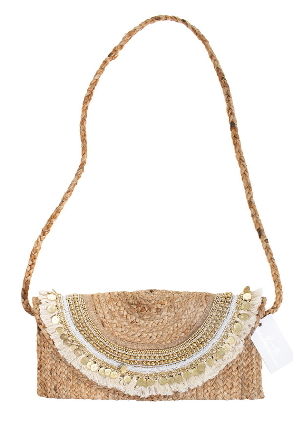 Laukku kulta JUTE - Kuva 2