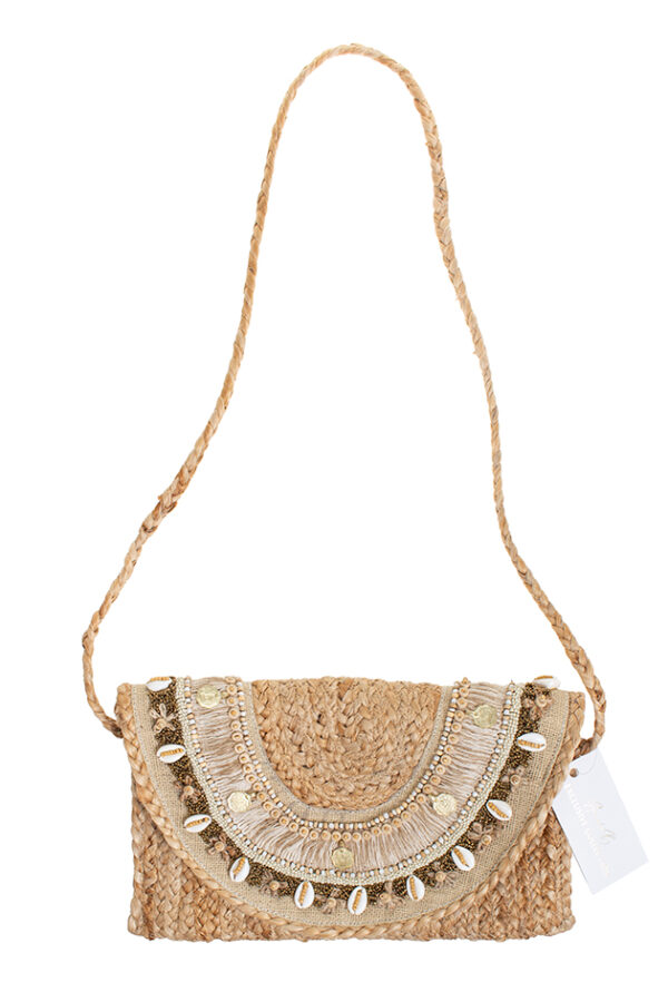 Laukku simpukka JUTE - Kuva 2