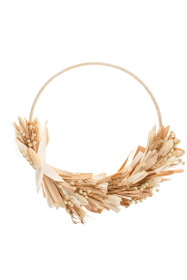 Kuivakukkakranssi 32cm LEAFY - Kuva 2