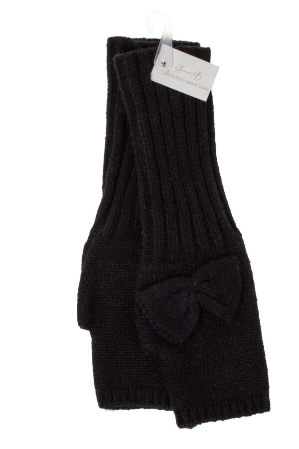 Kynsikkäät musta KNIT - Kuva 2
