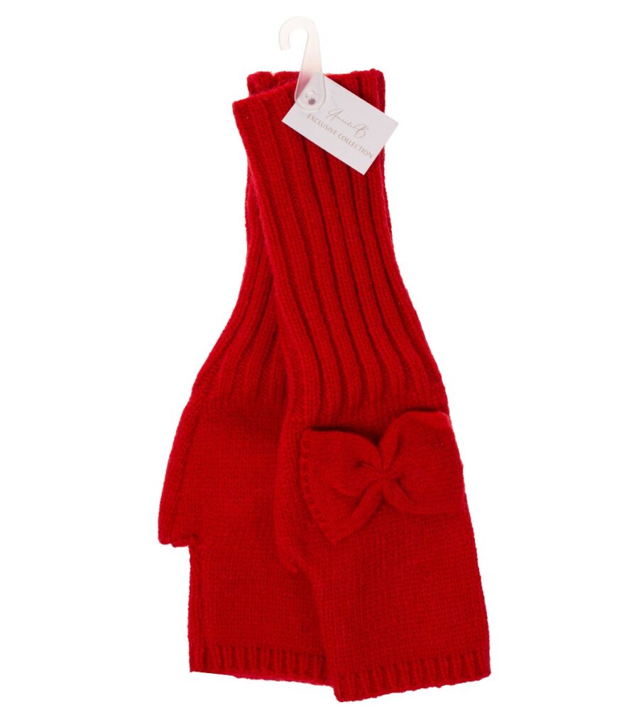Kynsikkäät punainen KNIT