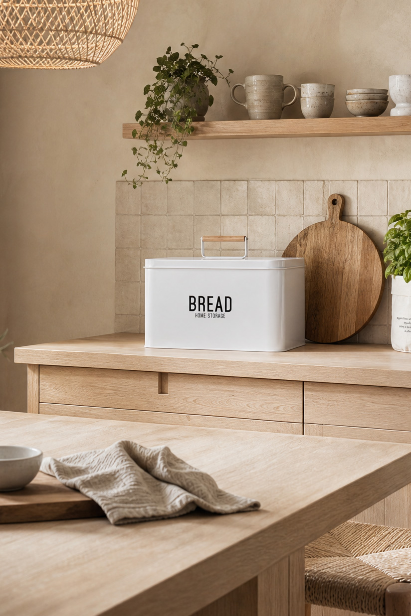 Leipälaatikko Bread valkoinen