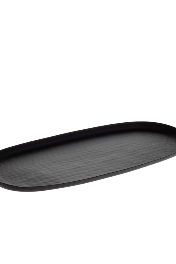 Tarjotin soikea musta 30cm - Kuva 2