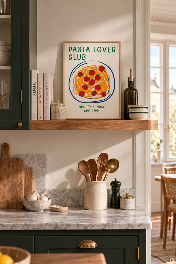Taulu pasta lover club 30x40cm