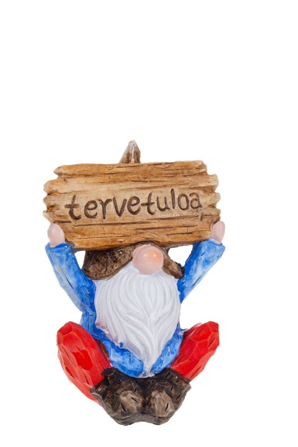Puutarhatonttu 16cm tervetuloa - Kuva 2