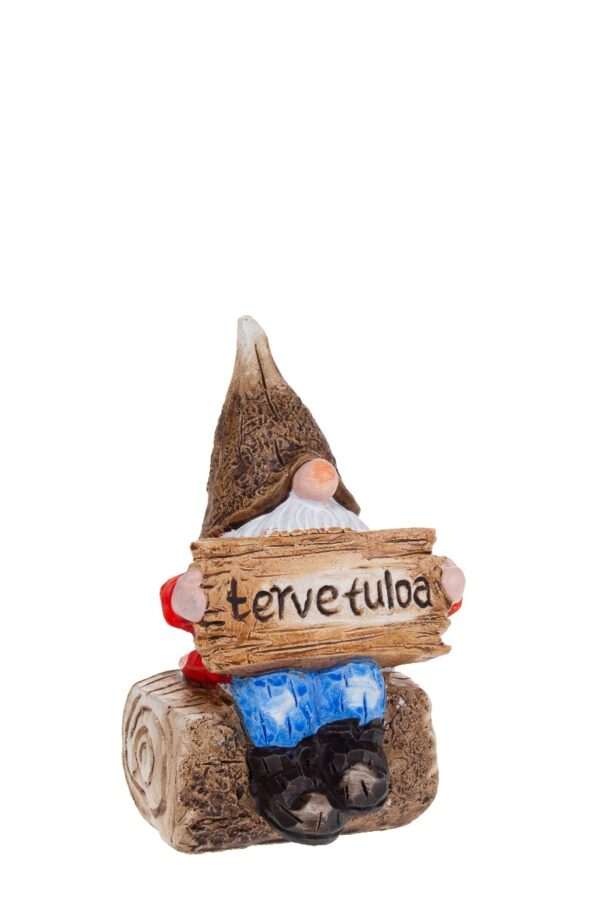 Puutarhatonttu 15cm tervetuloa - Kuva 2