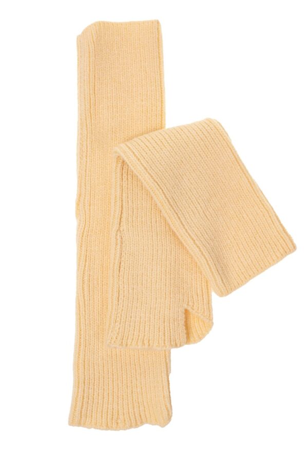 Säärystimet vaalea keltainen KNIT - Kuva 2