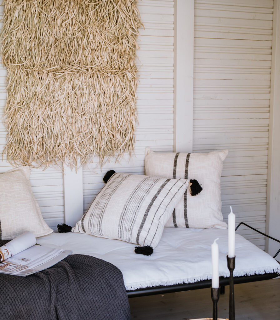 Tyynynpäällinen 50cm tassel RUSTIC