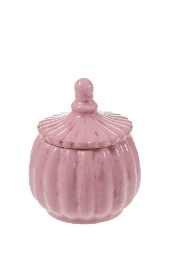 Keraaminen purkki 18cm pinkki - Kuva 2