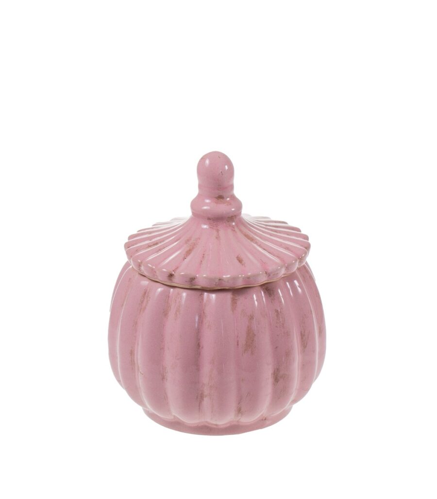 Keraaminen purkki 18cm pinkki
