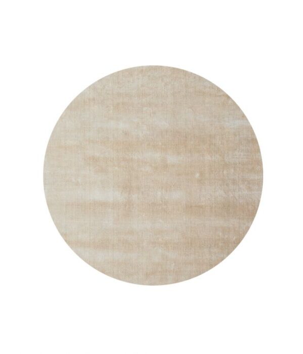 Viskoosimatto Ø135cm beige FLAVIA - Kuva 1