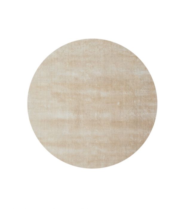 Viskoosimatto Ø135cm beige FLAVIA