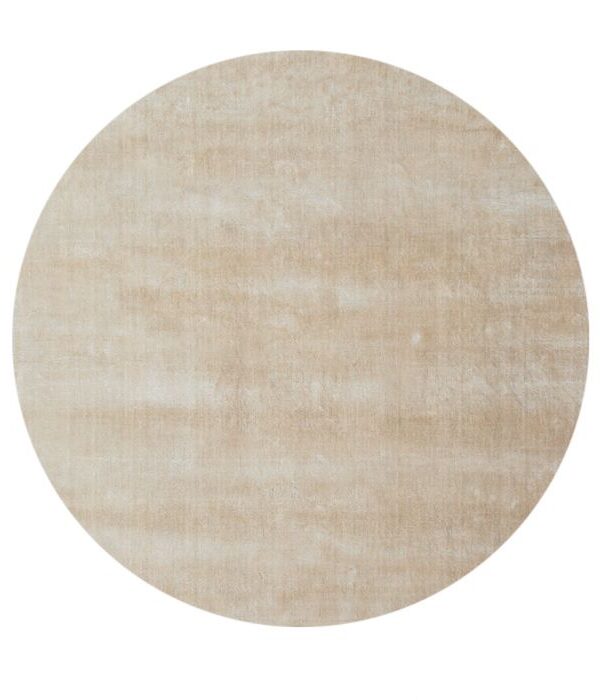 Viskoosimatto Ø180cm beige FLAVIA - Kuva 1