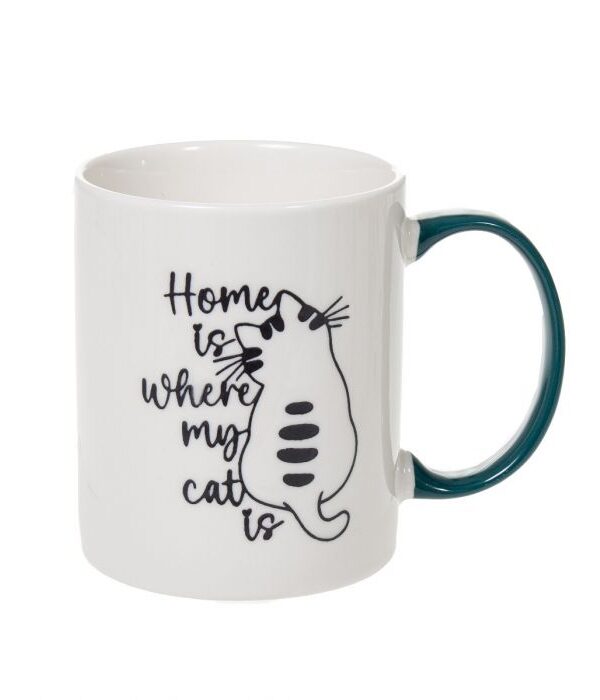 Muki home is where my cat is 310ml - Kuva 1