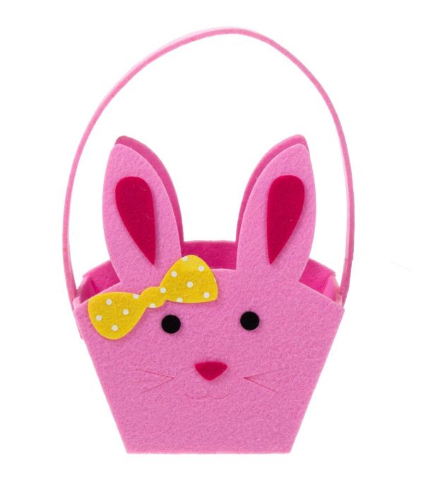 Pääsiäiskori pinkki pupu