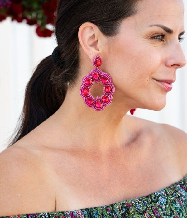 Korvakorut FUCHSIA DIAMOND - Kuva 1
