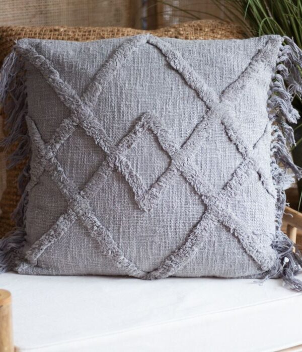 Tyyny 50cm harmaa BOHO - Kuva 1