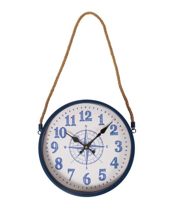Seinäkello Ø30cm kompassi - Kuva 1