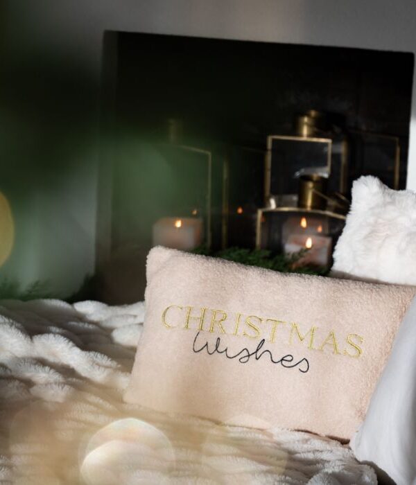 Tyyny Christmas wishes 50x30cm - Kuva 1
