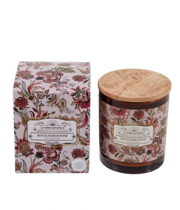 Tuoksukynttilä royal rose & wine - Kuva 1