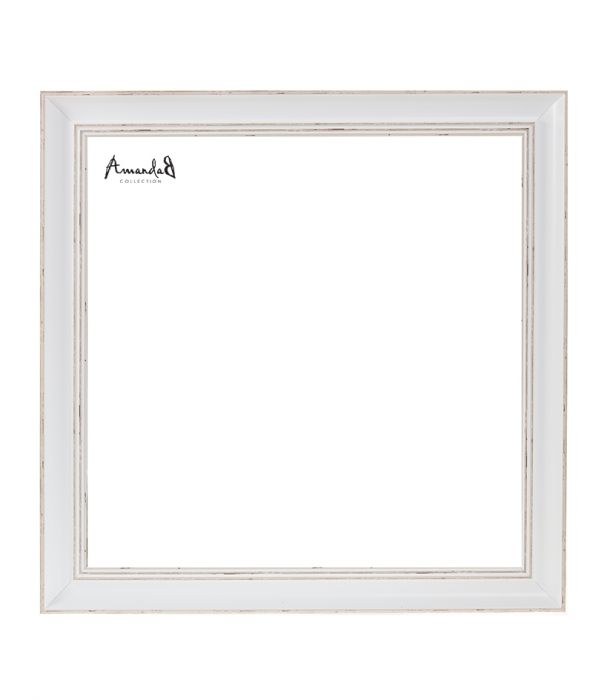 Kehys antiikkivalkoinen 48x48cm