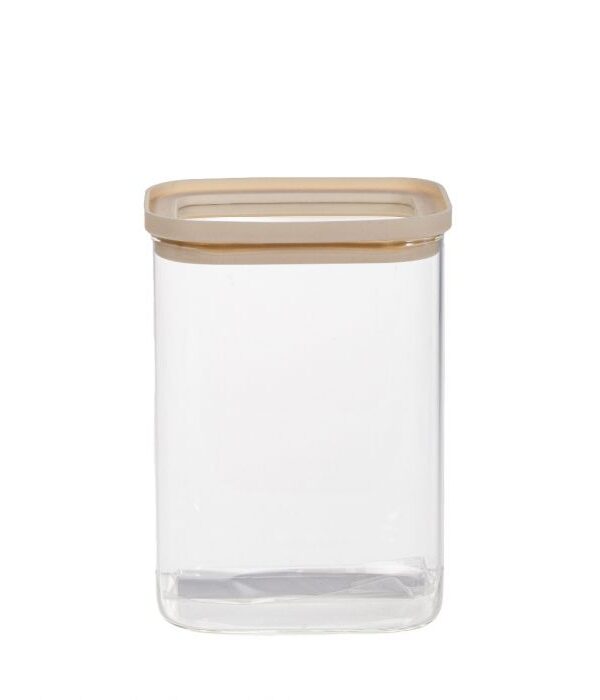 Lasipurkki 1100ml kerma/kirkas - Kuva 1
