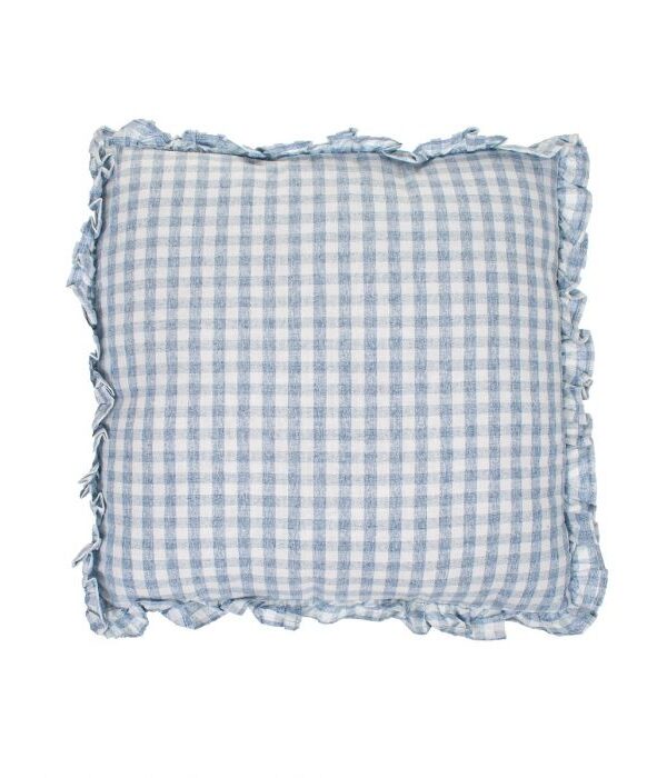 Tyyny sininen ruutu 43x43cm - Kuva 1