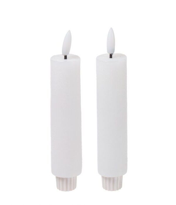 Kruunukynttilä sis.2kpl LED 16,5cm - Kuva 1