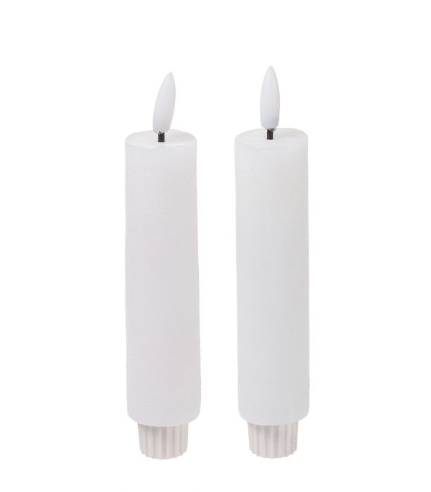 Kruunukynttilä sis.2kpl LED 16,5cm