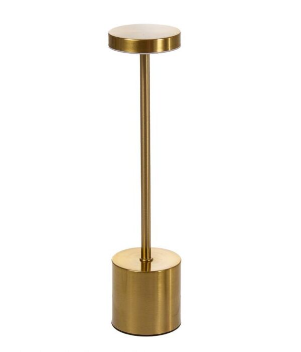 Pöytävalaisin 34cm kulta LED