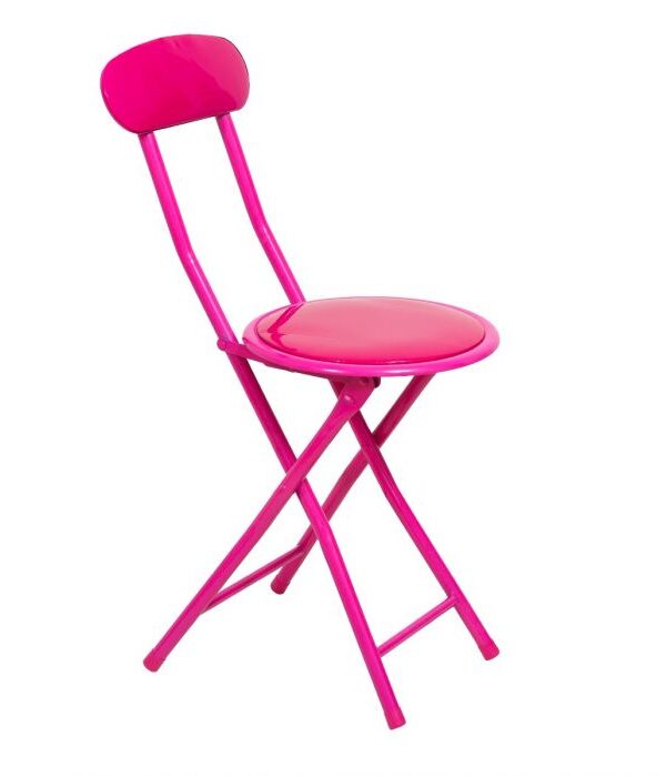 Taittotuoli pinkki 30x30x74cm - Kuva 1