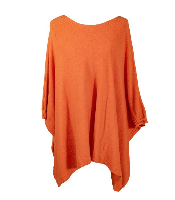 Poncho oranssi CELINE