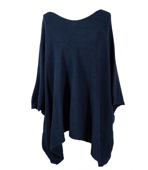 Poncho tummansininen CELINE