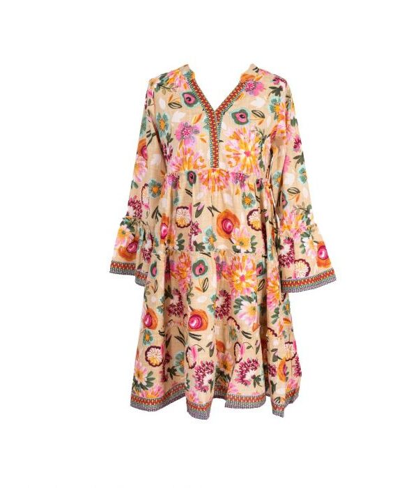Mekko beige ANETTE - Kuva 2