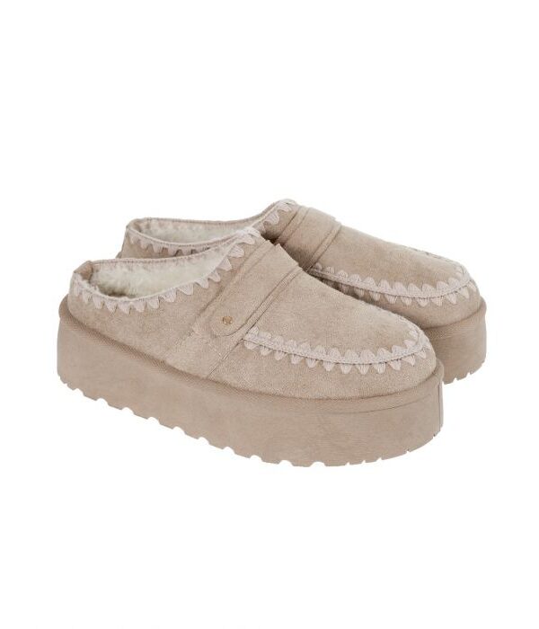Paksupohjaiset pistokkaat beige - Kuva 4