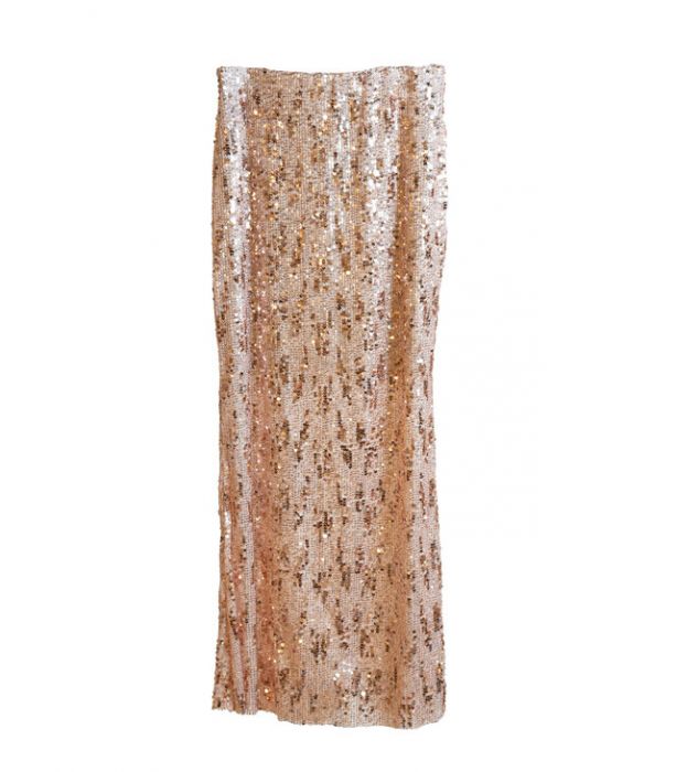 Paljettihame champagne S/M