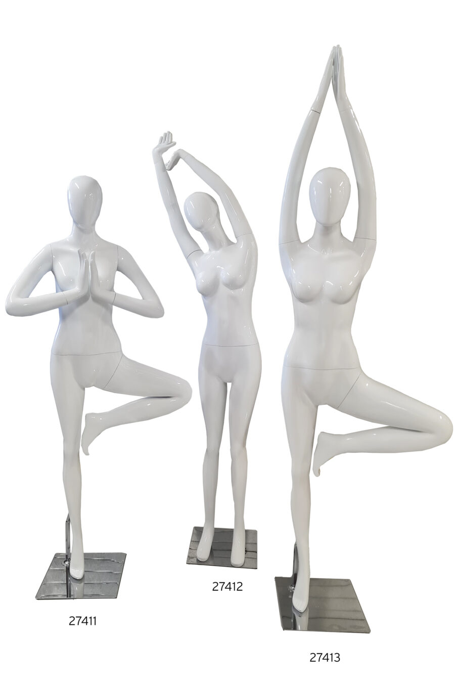 Mallinukke Yoga valkoinen