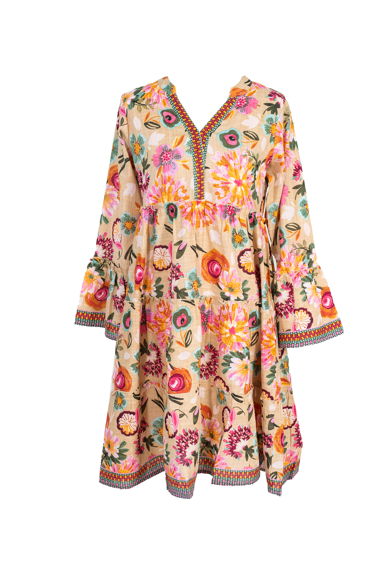 Mekko beige ANETTE - Kuva 1