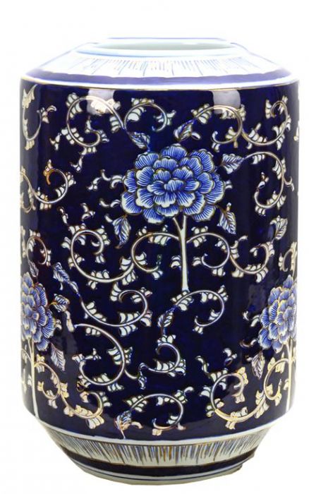 Maljakko 39cm keramiikka CHINA BLUE