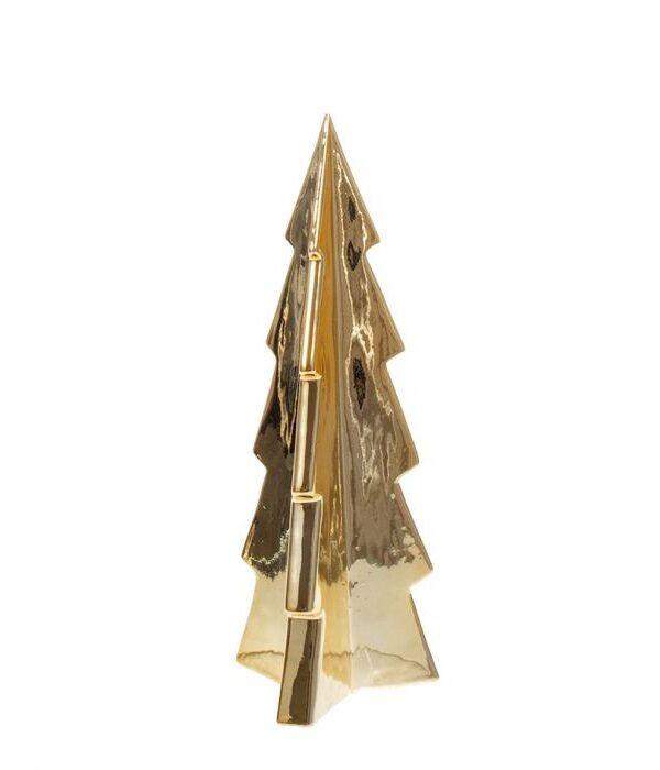 Joulukuusi 28cm GOLD - Kuva 1