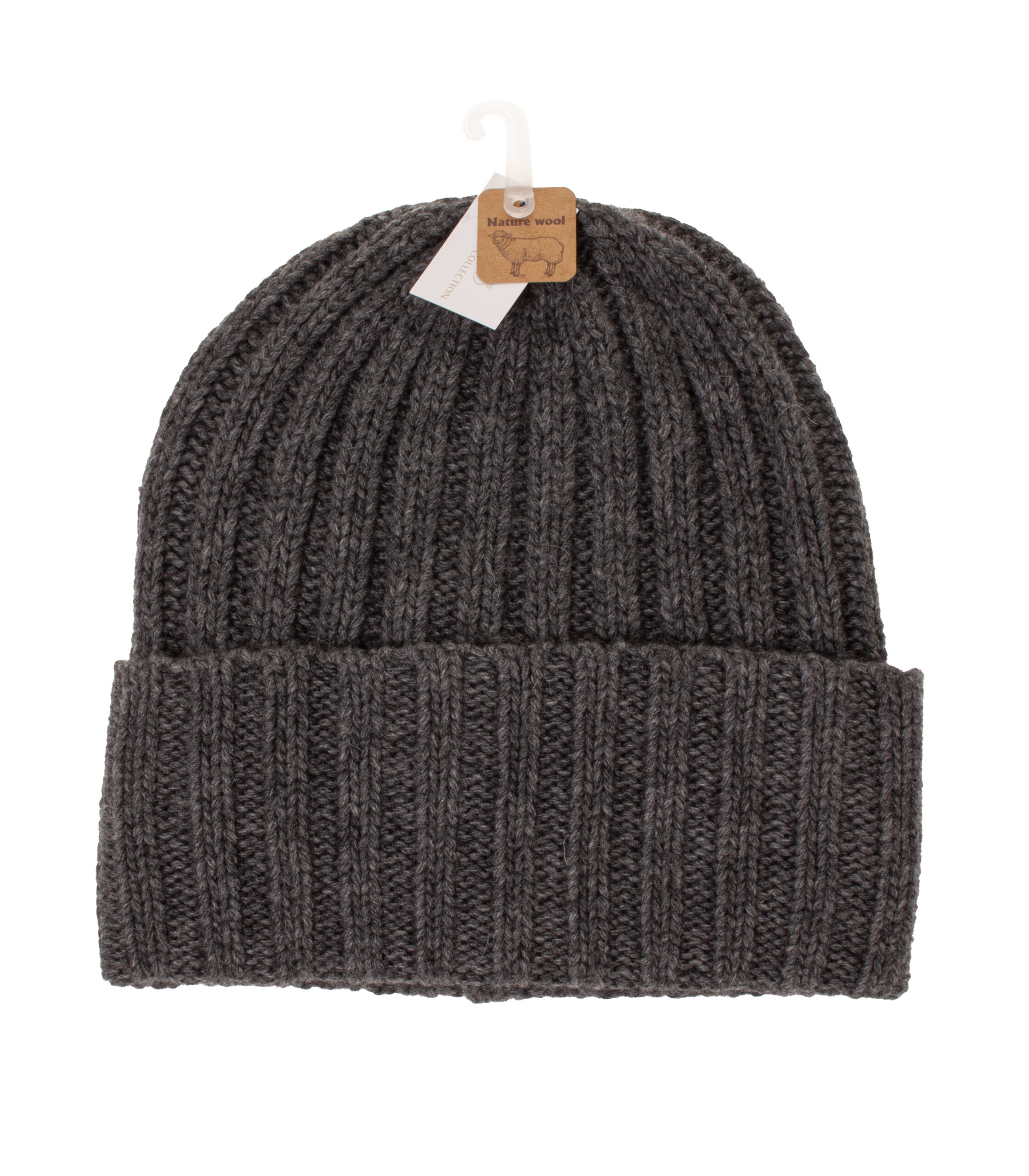 Pipo harmaa WOOL - Kuva 1