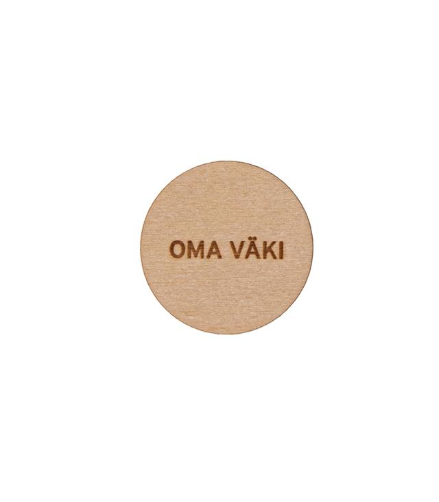 Pyyhekyltti oma väki puu