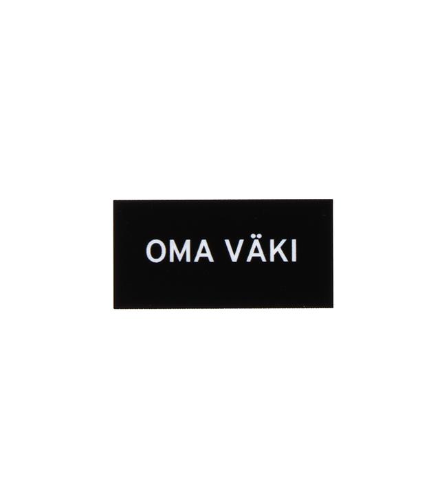 Pyyhekyltti oma väki muovi